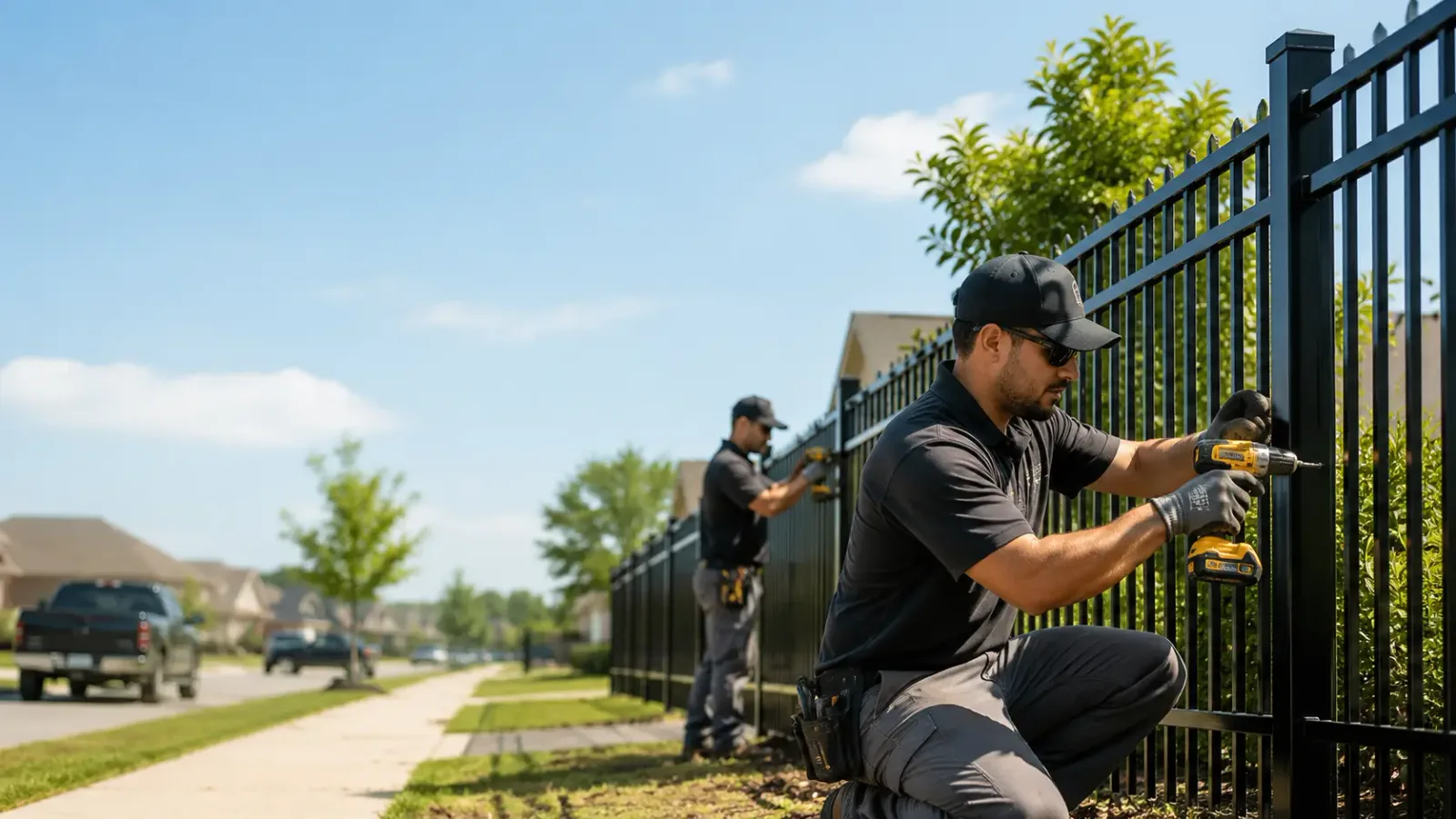 Metal Fence Installation in Milford, CT